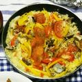 おしょおたけ's cooksnap of when they made フライパンで簡単パエリア.