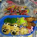 aki178aki's cooksnap of when they made キャラ弁☆ミニオン.