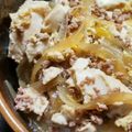 くぅmama's cooksnap of when they made 甘辛絶品～♡豆腐と挽き肉の卵とじ.