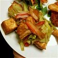 ☆☆☆かっちん☆☆☆'s cooksnap of when they made 厚揚とキャベツと茸とカニカマのオイマヨ炒.
