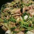 クックるん☆戦隊's cooksnap of when they made 豚とネギ焼き　簡単.