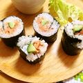komutatata's cooksnap of when they made ちょいピリ☆ 明太子の海苔巻き.