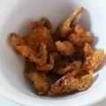 スイスイすいか's cooksnap of when they made 一味も二味も違う！カリカリ！鶏皮チップス.