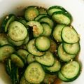 クック831AHS☆'s cooksnap of when they made きゅうりだけの酢の物☆ごま風味.