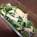 コタツでアイス's cooksnap of when they made ★じゃこ入り★小松菜と油揚げの炒め煮.