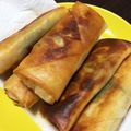 jajaluv's cooksnap of when they made パリパリ★鶏とチーズの春巻.