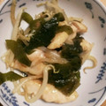 pipit3's cooksnap of when they made ワカメとささみの醤油炒め.