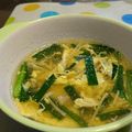 のろぷぅ's cooksnap of when they made ニラとなめたけの中華スープ.