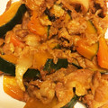 たるとママン's cooksnap of when they made 豚コマとかぼちゃのピリ辛中華炒め.