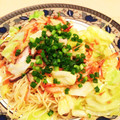 akariママさん's cooksnap of when they made 桜えびとキャベツとネギの塩焼きそば.