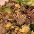 Takire's cooksnap of when they made チーズとろ～り☆牛肉レタスチャーハン.