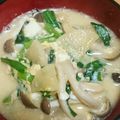 ゆいったろ's cooksnap of when they made 豆腐ニラしめじのミルク卵とじ.