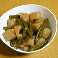 つちかな's cooksnap of when they made モロッコいんげんと蒟蒻の煮物.