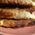 虹すけ's cooksnap of when they made ちくわとチーズの豚肉巻き.