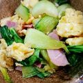 ICCHIE31's cooksnap of when they made チンゲン菜とベーコンの炒め物.