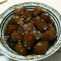 ちーこ＊＊＊'s cooksnap of when they made 簡単！絶品！酒のあてに！こんにゃくの煮物.
