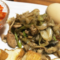 ♪♪リエ♪♪'s cooksnap of when they made 豚肉と舞茸のオイスターソース炒め♪.