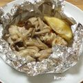 檜佐木ぐるぐる's cooksnap of when they made 鶏とキノコのさっぱりホイル焼き.