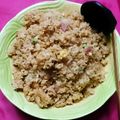 ☆ぶっちょ☆'s cooksnap of when they made 市販のラーメンスープで簡単チャーハン☆.