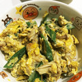 まなみ518's cooksnap of when they made ■オクラとえのきの卵とじ■.
