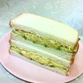 龍青空ママ's cooksnap of when they made ちょっとピリ辛☆手軽に卵サンド.