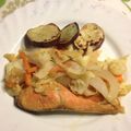 cheesedog's cooksnap of when they made 秋鮭のマヨちゃんちゃん焼き.