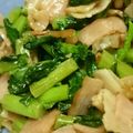 サインはチョキ's cooksnap of when they made 大根の葉とベーコン炒め.