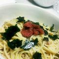 ゆきめそ's cooksnap of when they made お鍋１つ和えるだけ梅ツナバター醤油パスタ.