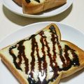 sweet_rose's cooksnap of when they made チョコチーズトースト☆.