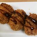 だいきママ2010's cooksnap of when they made チーズin里芋コロッケ☆豚肉巻き.