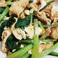 quuumi0702's cooksnap of when they made チンゲン菜と油揚げの簡単炒め.