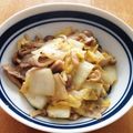 やいちのりんご's cooksnap of when they made 豚肉と白菜、しめじの味噌炒め.