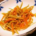 baby☆leaf's cooksnap of when they made きんぴらごぼう.