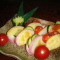 yutakuryo's cooksnap of when they made 父の日のおつまみ　かまぼこの辛子明太子焼.