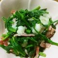 にぃもちゃん's cooksnap of when they made 旦那の♡ほうれん草と長芋のホットサラダ.