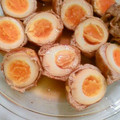 チョコマン's cooksnap of when they made 半熟煮卵の豚肉巻き.