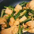 furumie's cooksnap of when they made 副菜に！節約！小松菜と油揚げの炒めもの.