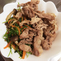 凜くんのかぁちゃん's cooksnap of when they made ⁂妻も絶賛⁂牛肉と豆苗えのき炒め！.