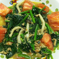 クックM96GUQ☆'s cooksnap of when they made トマトとツナとほうれんそうのパパっと炒め.