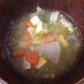 H♡S's cooksnap of when they made 減量メニュー★うちの豚汁.