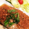 saku39717's cooksnap of when they made yin yang 抵糖質の豆腐ハンバーグ.