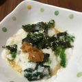 clover♡3's cooksnap of when they made さっぱり☆ワサビ風味♪♪長芋トロロれん草.