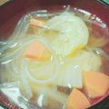 西森要's cooksnap of when they made 鶏団子と春雨のスープ♡.