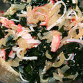 ♡ひな祭り♡'s cooksnap of when they made ワカメと中華クラゲの和え物.