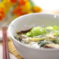 ramuneᐝiRo's cooksnap of when they made ＊簡単帆立と青梗菜の中華丼＊.