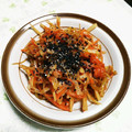 Jyohana's cooksnap of when they made 大根の皮と人参のきんぴら★.