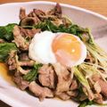 ogamam's cooksnap of when they made 豚バラ肉と水菜のさっと煮.