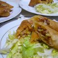 りーたみ's cooksnap of when they made ご飯がすすむ☆豚キムチ春巻き.