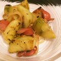 ハムちゃんず♡'s cooksnap of when they made じゃが芋とソーセージでジャーマンポテト。.