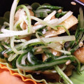 キャンディMA's cooksnap of when they made 簡単⁈水菜と油揚げの炒め煮♪.